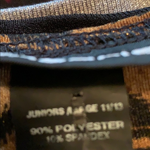 No Boundaries Animal Print Sleeveless Sheath Junior Large 11/13 - Picture 4 of 5